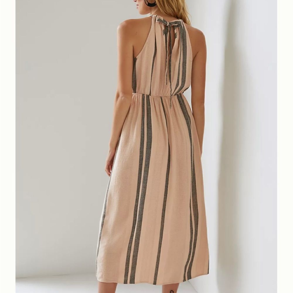 New Clith & Stone Hermia Halter maxi dress size L - Picture 4 of 9
